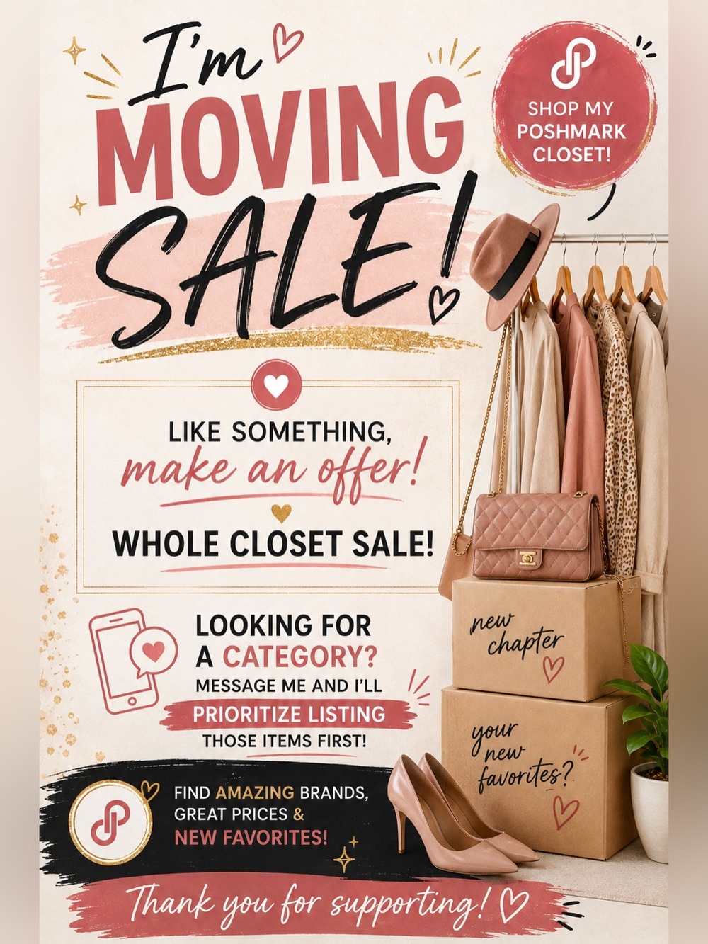 Moving sale! Make an offer!!